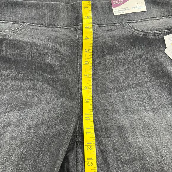 Boutique Plus Black Secretly Sculpting Pull On Skinny Leg Jegging Plus Size 20W - Picture 9 of 10